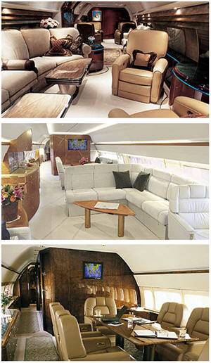 Private Jet Interior