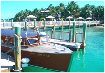 Boating Port on Little Palm Island in the Florida Keys
