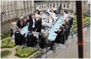 Getting Hungry When Your High Over the Royal Palace in Brussels
