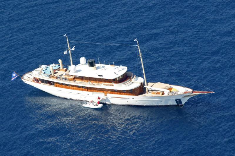 Johnny Depp’s 156 ft yacht, Vajoliraja aka The Jolly Roger