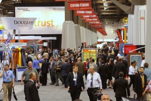 Crowds at the 2011 NBAA Convention in Las Vegas