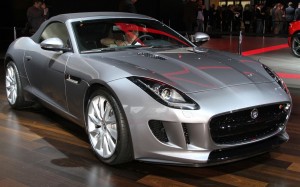 Silver Jaguar F Type Roadster