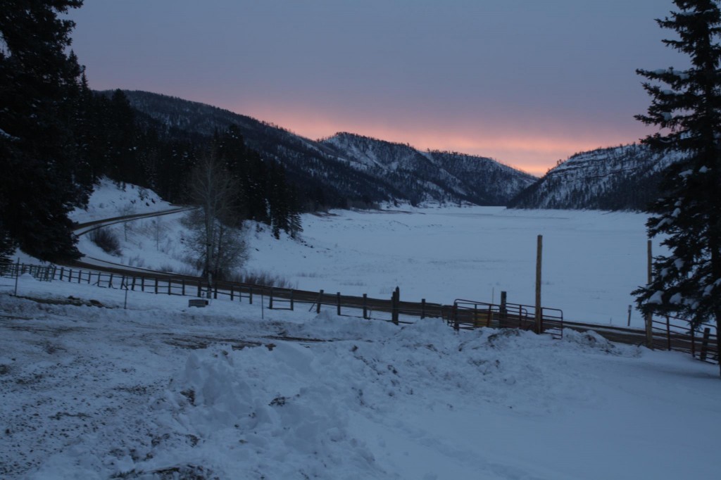 Sunrise View From Lemon Lake