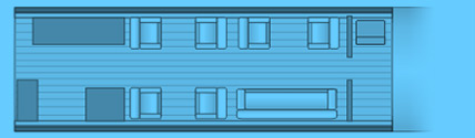 Layout of a Challenger 300 Private Jet