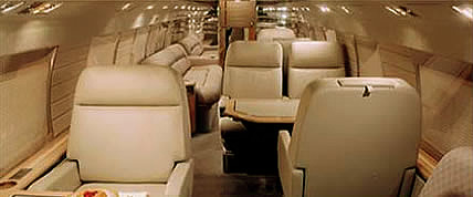 Interior of the Citation III/VI/VII Private Jet