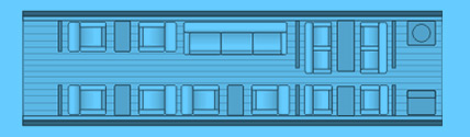 Layout of a Global Express Private Jet