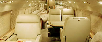 Interior of the Gulfstream III/G-III/G-300 Private Jet