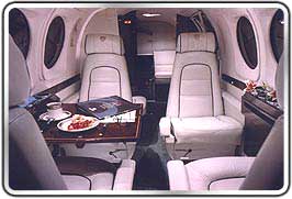 King Air Turbo Prop Interior
