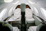 Raytheon Jet Interior